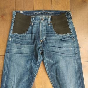 Emerson Mid Rise Slim Boyfriend Jeans CITIZENS OF HUMANITY blue size 27